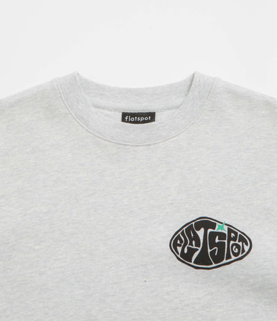 Flatspot Hole Crewneck Sweatshirt - Cool Heather Grey