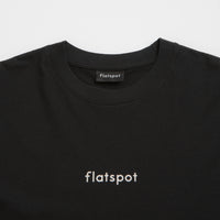 Flatspot Lowercase Logo T-Shirt - Black thumbnail