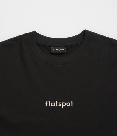 Flatspot Lowercase Logo T-Shirt - Black