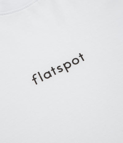 Flatspot Lowercase Logo T-Shirt - White