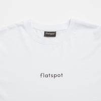 Flatspot Lowercase Logo T-Shirt - White thumbnail