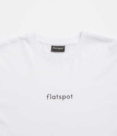 Flatspot Lowercase Logo T-Shirt - White