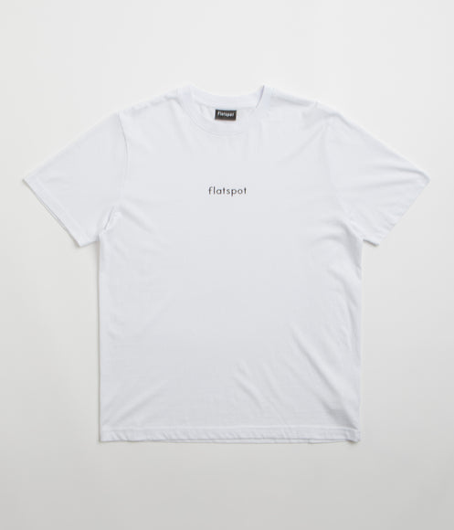 Flatspot Lowercase Logo T-Shirt - White