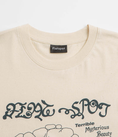 Flatspot Terrible Mysterious Beauty T-Shirt - Natural Raw