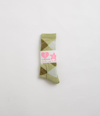 Frog Argyle Socks - Green