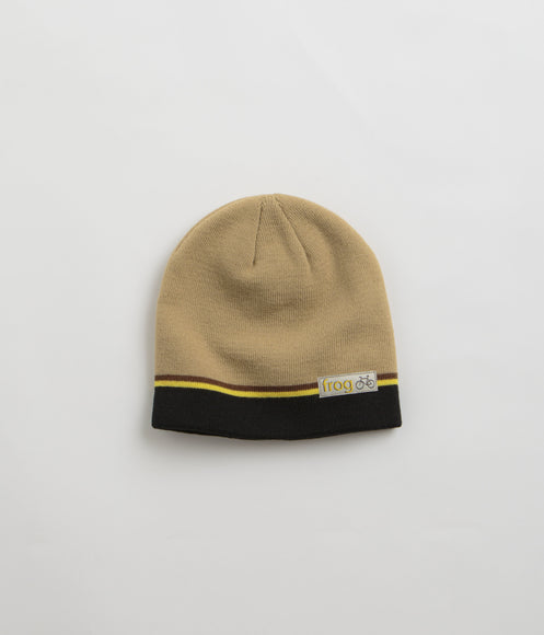 Frog Bicycle Beanie - Beige