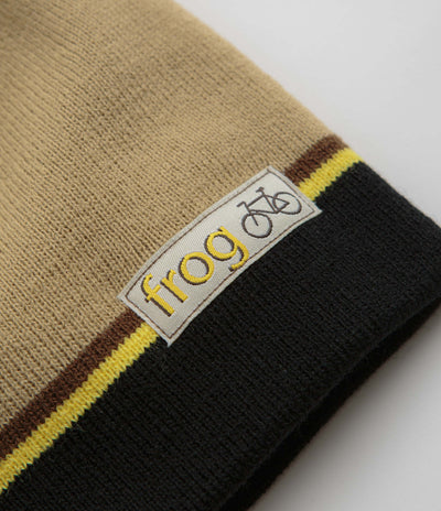 Frog Bicycle Beanie - Beige