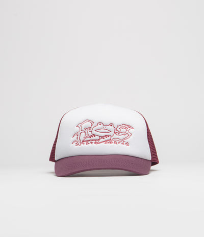 Frog Big Shoes Trucker Cap - Maroon