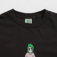 Frog Broken Glasses Long Sleeve T-Shirt - Black thumbnail