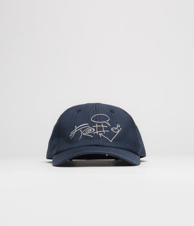 Frog Plaid G Cap - Navy