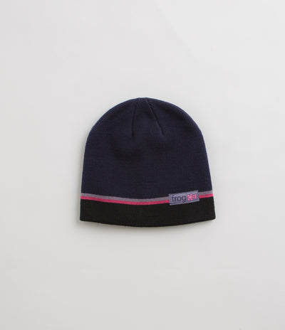 Frog Teddy Beanie - Navy