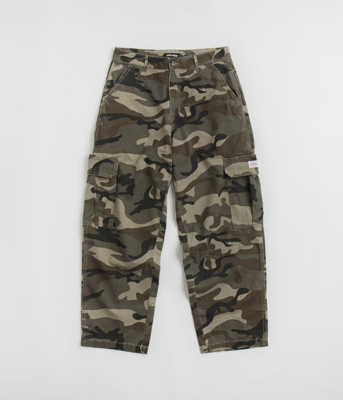 Fucking Awesome Contacts Washed Baggy Cargo Pants - Camo