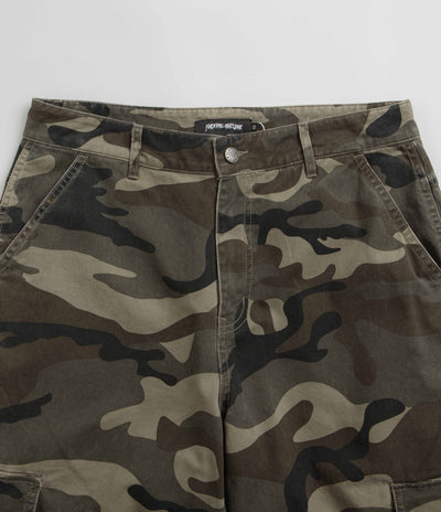 Fucking Awesome Contacts Washed Baggy Cargo Pants - Camo