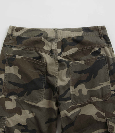 Fucking Awesome Contacts Washed Baggy Cargo Pants - Camo