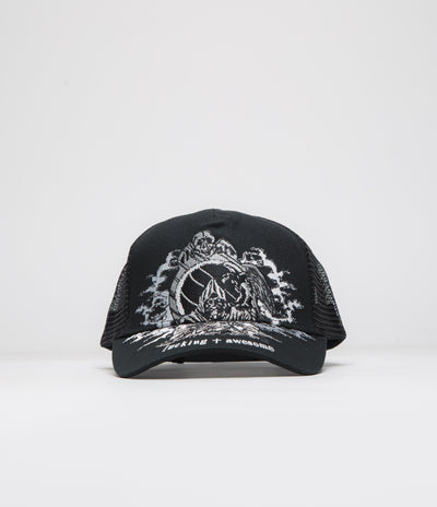 Fucking Awesome Demon Trucker Cap - Black