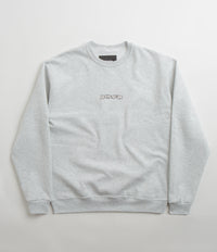 Fucking Awesome Little Stamp Crewneck Sweatshirt - Heather Grey