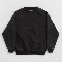 Fucking Awesome Little Stamp Snow Wash Crewneck Sweatshirt - Black thumbnail