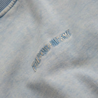 Fucking Awesome Little Stamp Snow Wash Crewneck Sweatshirt - Dusty Blue thumbnail