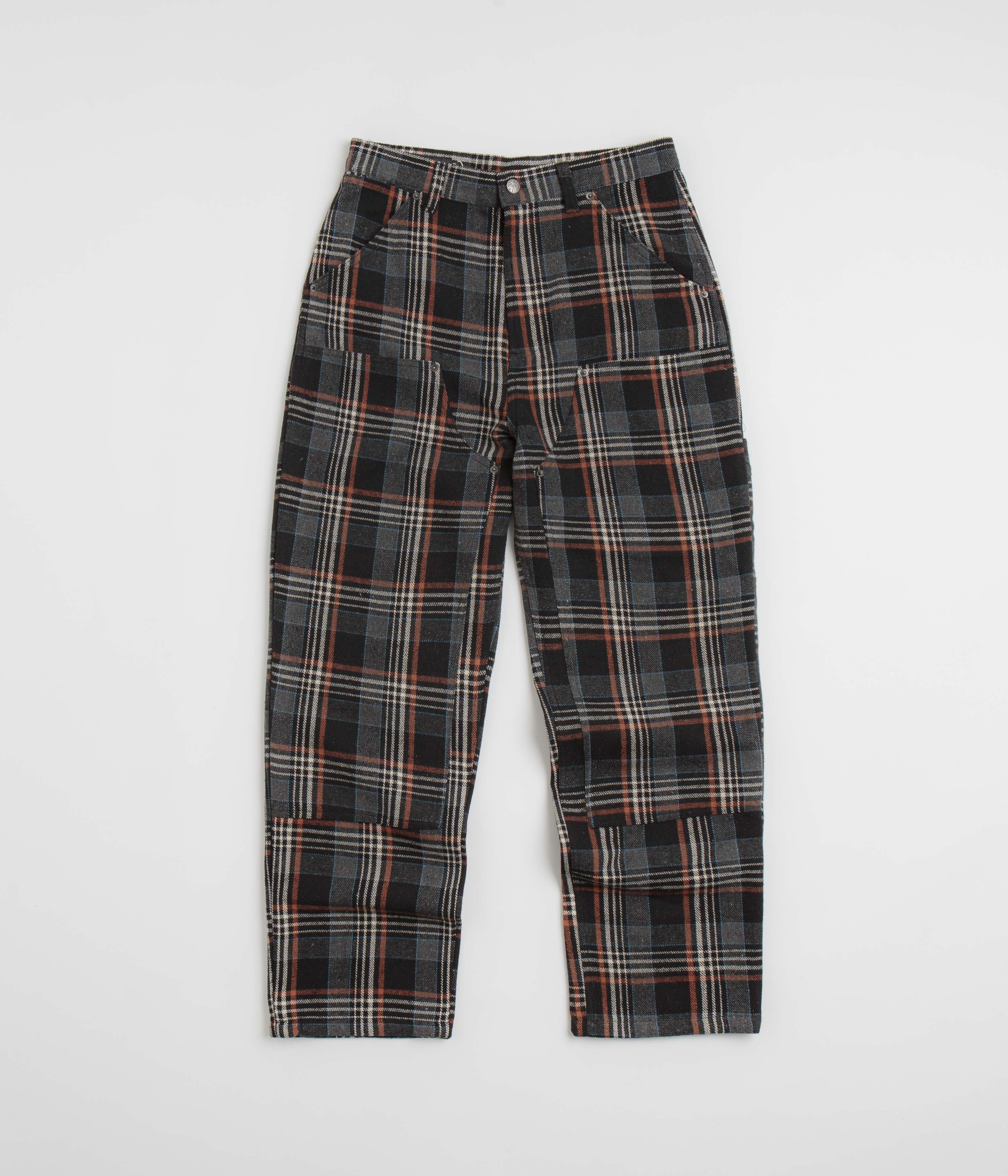Stussy Side Piping Cord Trousers - Burgundy | Flatspot