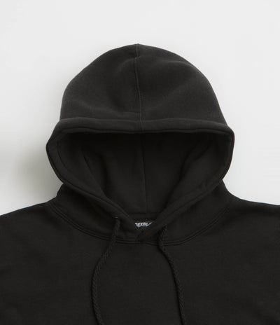 Fucking Awesome Spike Repeat Embroidered Hoodie - Black