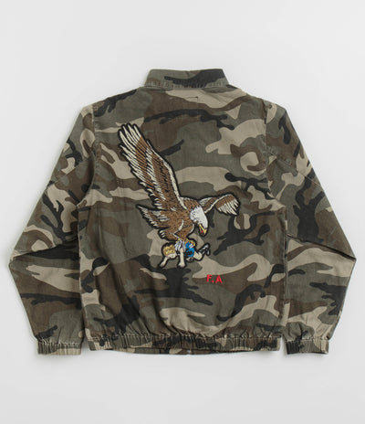 Fucking Awesome Washed Harrington Jacket - Camo