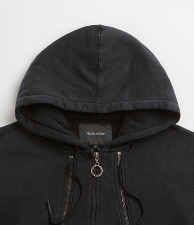 Fucking Awesome Zippers Hoodie - Washed Black