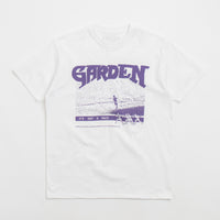 Garden Not A Race T-Shirt - White / Purple thumbnail