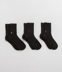 Gramicci Basic Crew Socks - Black / Multi