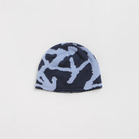 Gramicci Burly Runningman Beanie - Splatter Blue thumbnail