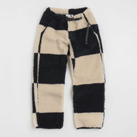 Gramicci Checkered Sherpa Pants - Natural / Navy Check thumbnail