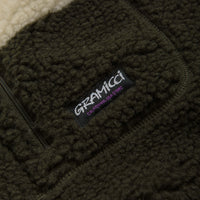 Gramicci Checkered Sherpa Vest - Natural / Olive Check thumbnail