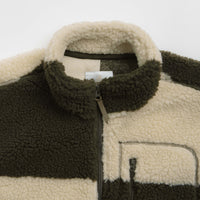 Gramicci Checkered Sherpa Vest - Natural / Olive Check thumbnail