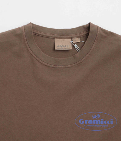 Gramicci Climbing Equipment T-Shirt - Brown Pigment