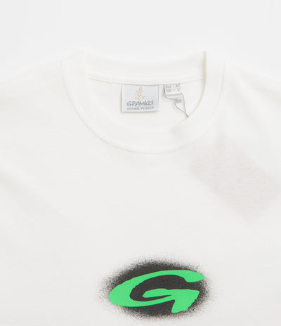 Gramicci G-Blur T-Shirt - White / Green