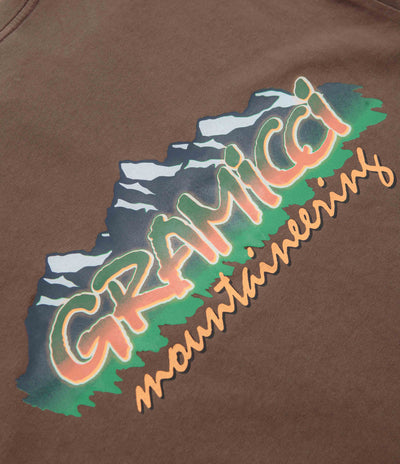 Gramicci Mountaineering T-Shirt - Brown Pigment