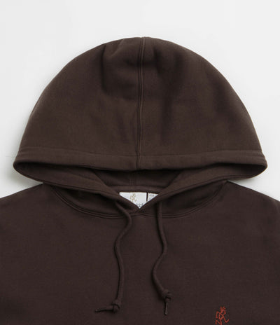 Gramicci One Point Hoodie - Dark Brown