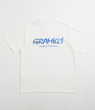 Gramicci Original Freedom T-Shirt - White / Blue