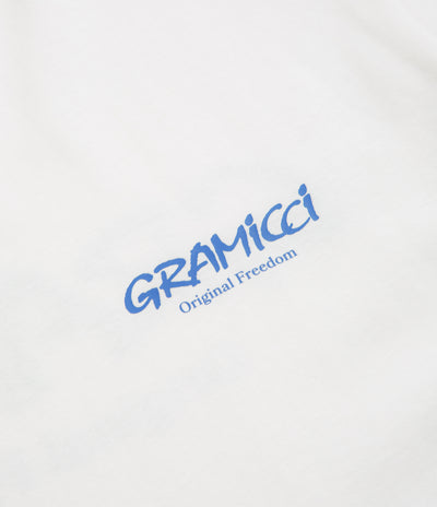 Gramicci Original Freedom T-Shirt - White / Blue