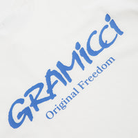 Gramicci Original Freedom T-Shirt - White / Blue thumbnail