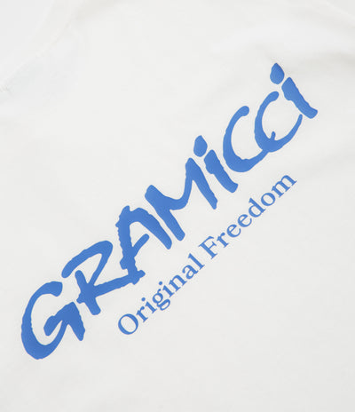 Gramicci Original Freedom T-Shirt - White / Blue