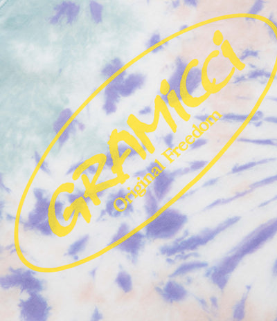 Gramicci Oval Long Sleeve T-Shirt - Blue Tie Dye