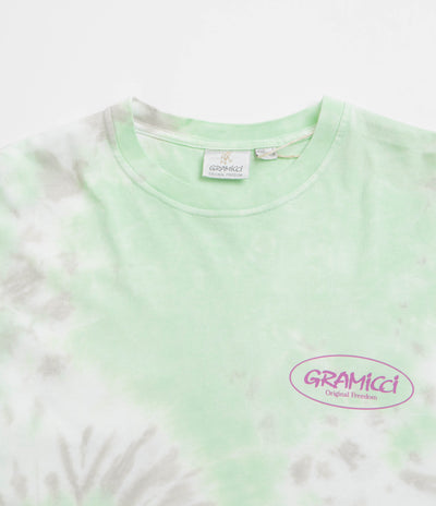 Gramicci Oval Long Sleeve T-Shirt - Green Tie Dye