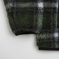 Gramicci Shadow Plaid Sherpa Jacket - Olive Shadow Plaid thumbnail