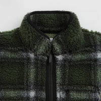 Gramicci Shadow Plaid Sherpa Jacket - Olive Shadow Plaid thumbnail