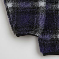 Gramicci Shadow Plaid Sherpa Jacket - Purple Shadow Plaid thumbnail