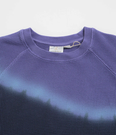 Gramicci Waffle Crewneck Sweatshirt - Gradient Dye