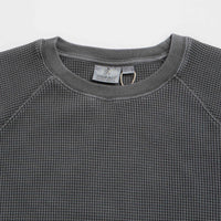 Gramicci Waffle Crewneck Sweatshirt - Pigment Black thumbnail