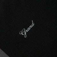 Grand Collection Knit 1/4 Zip Sweatshirt - Grey / Black thumbnail