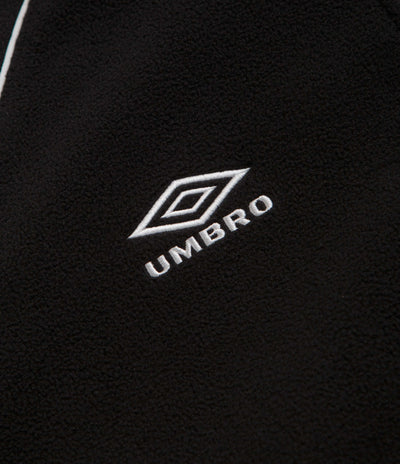 Grand Collection x Umbro 1/4 Zip Micro Fleece - Black / White