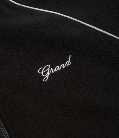 Grand Collection x Umbro 1/4 Zip Micro Fleece - Black / White